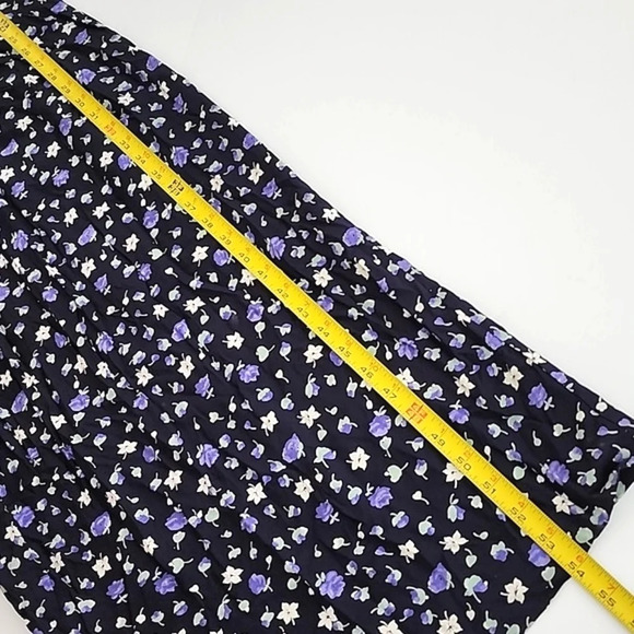 NWT Donna Ricco New York Vintage 80's Jumpsuit Navy Floral Print Size 14 - Picture 14 of 15